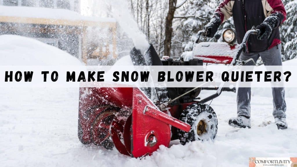 How To Make Snow Blower Quieter?
