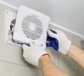 Steps to Installing a Bathroom Fan Through a Soffit:
